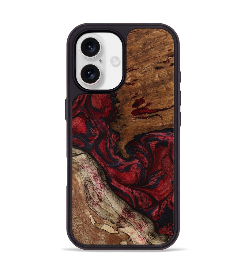 iPhone 17 Wood Phone Case - Lyle (Red, 800013)