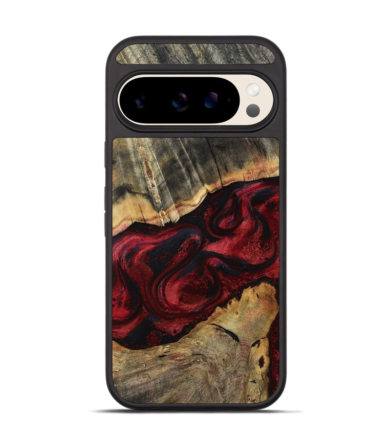 Pixel 10 Wood Phone Case - Brody (Red, 800014)