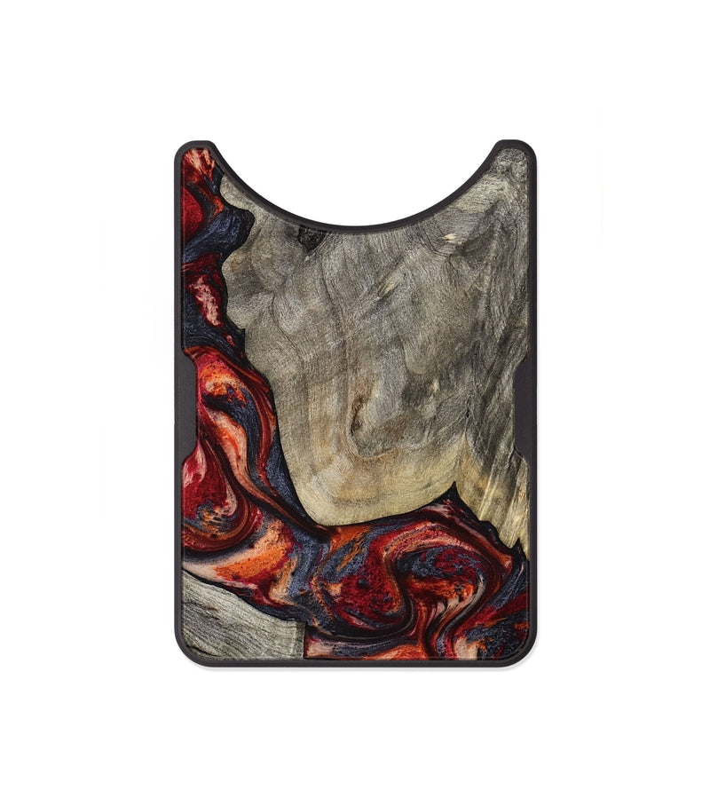 Alloy Wood Wallet - Leatha (Red, 800015)