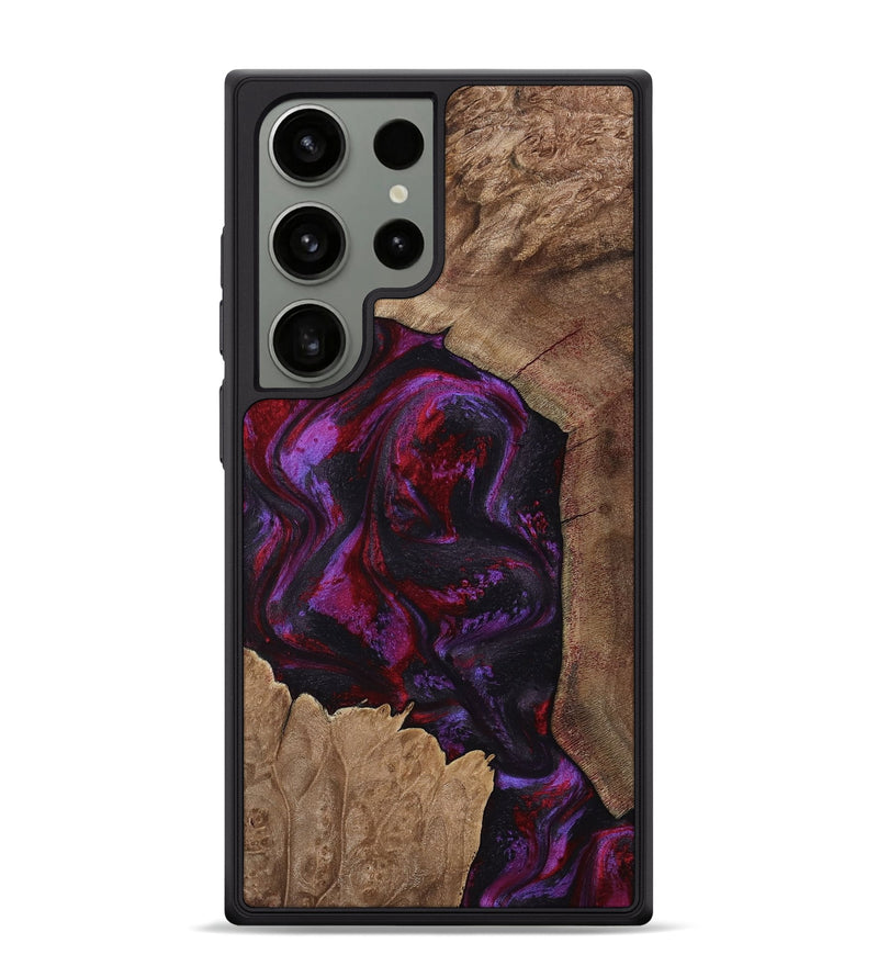 Galaxy S24 Ultra Wood Phone Case - Haylee (Red, 800016)