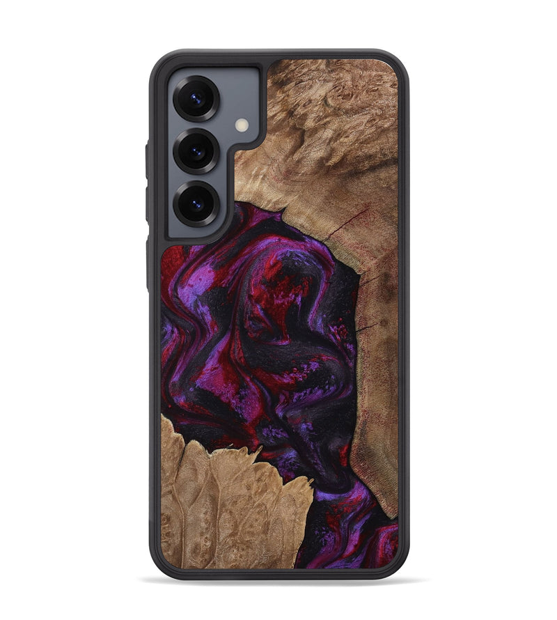 Galaxy S25 Plus Wood Phone Case - Haylee (Red, 800016)