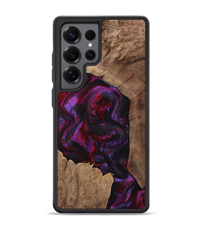 Galaxy S25 Ultra Wood Phone Case - Haylee (Red, 800016)