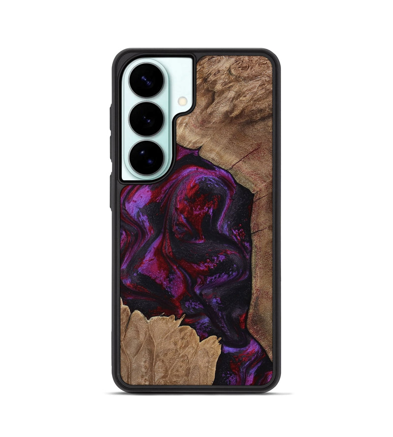 Galaxy S26 Wood Phone Case - Haylee (Red, 800016)