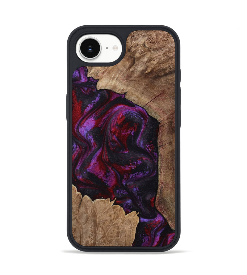 iPhone 16e Wood Phone Case - Haylee (Red, 800016)