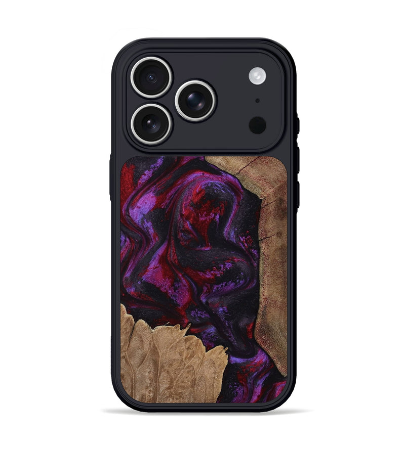 iPhone 17 Pro Wood Phone Case - Haylee (Red, 800016)