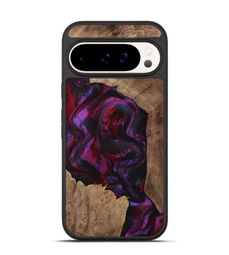 Pixel 9 Pro Wood Phone Case - Haylee (Red, 800016)