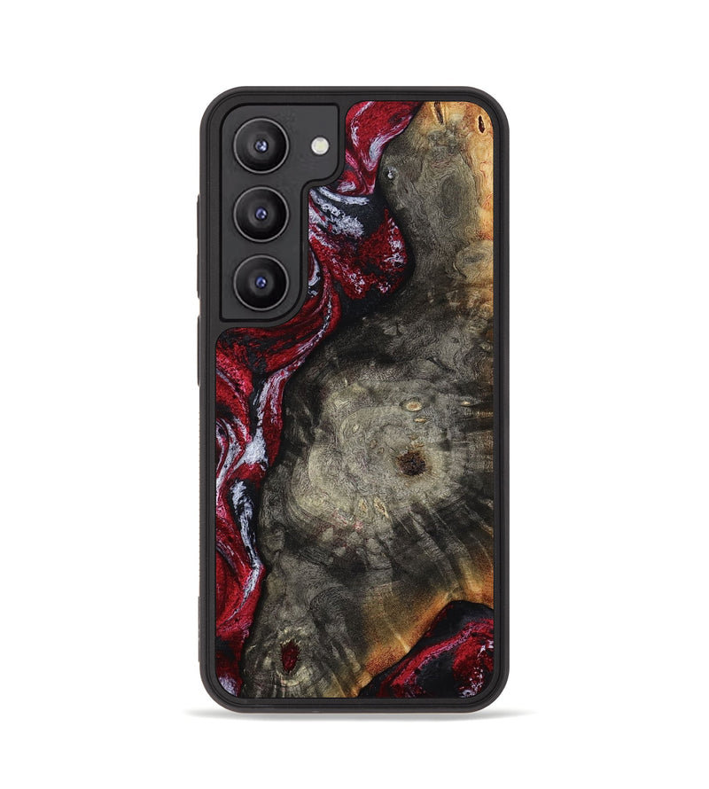 Galaxy S23 Wood Phone Case - Jax (Red, 800017)