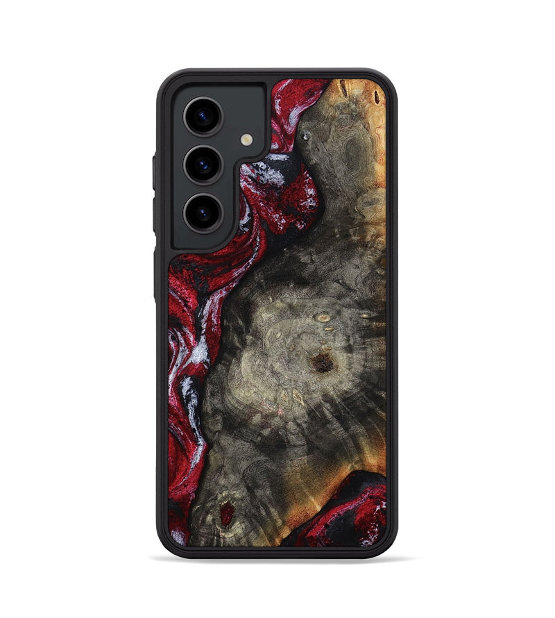 Galaxy S24 Wood Phone Case - Jax (Red, 800017)