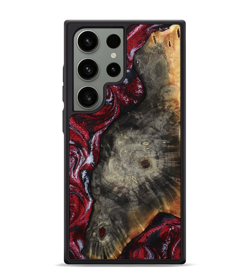 Galaxy S24 Ultra Wood Phone Case - Jax (Red, 800017)