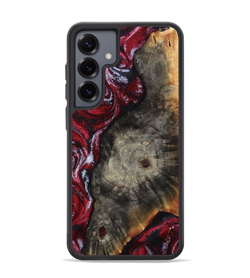 Galaxy S25 Plus Wood Phone Case - Jax (Red, 800017)