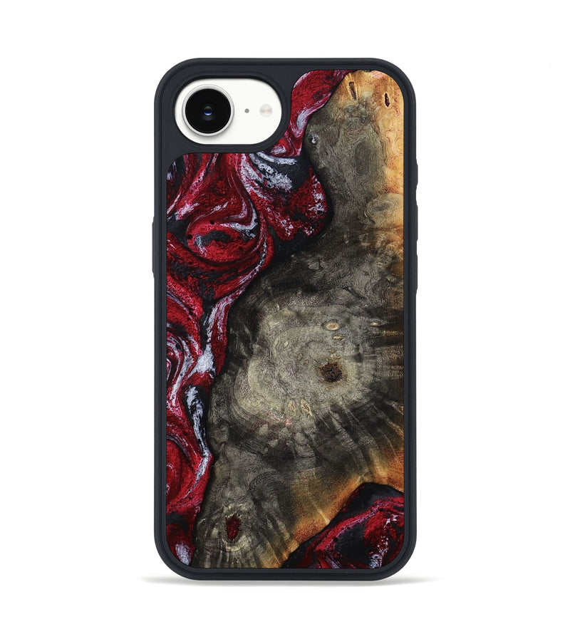 iPhone 16e Wood Phone Case - Jax (Red, 800017)