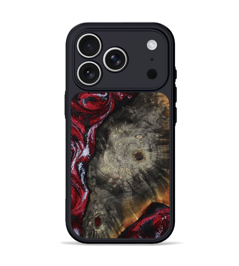 iPhone 17 Pro Wood Phone Case - Jax (Red, 800017)