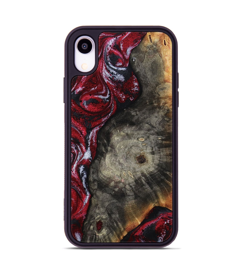 iPhone Xr Wood Phone Case - Jax (Red, 800017)