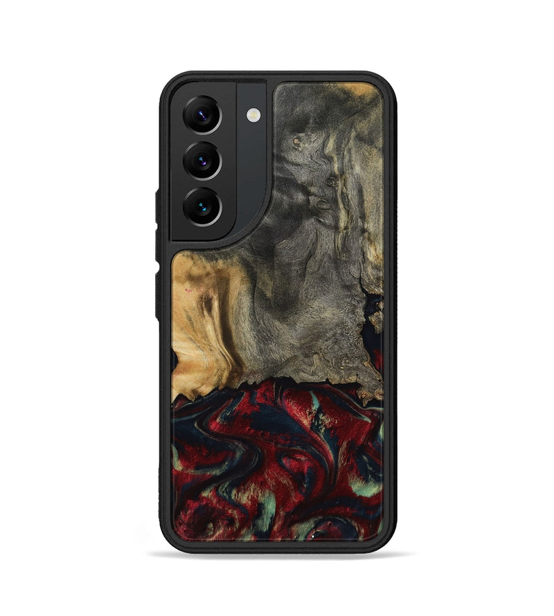 Galaxy S22 Wood Phone Case - Willa (Red, 800018)