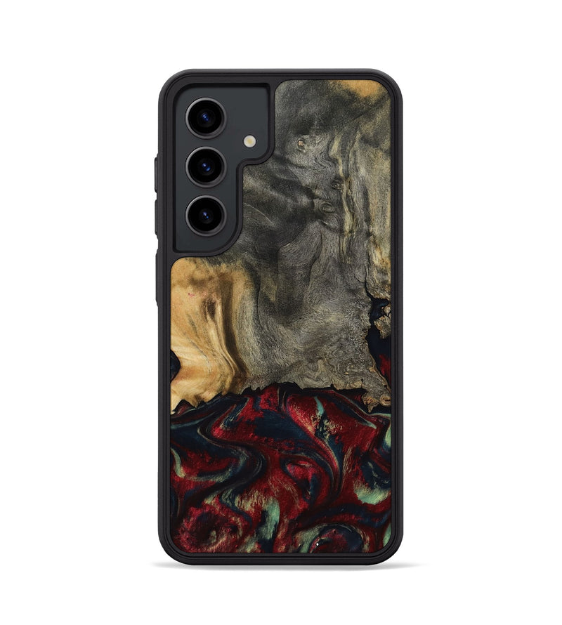 Galaxy S24 Wood Phone Case - Willa (Red, 800018)