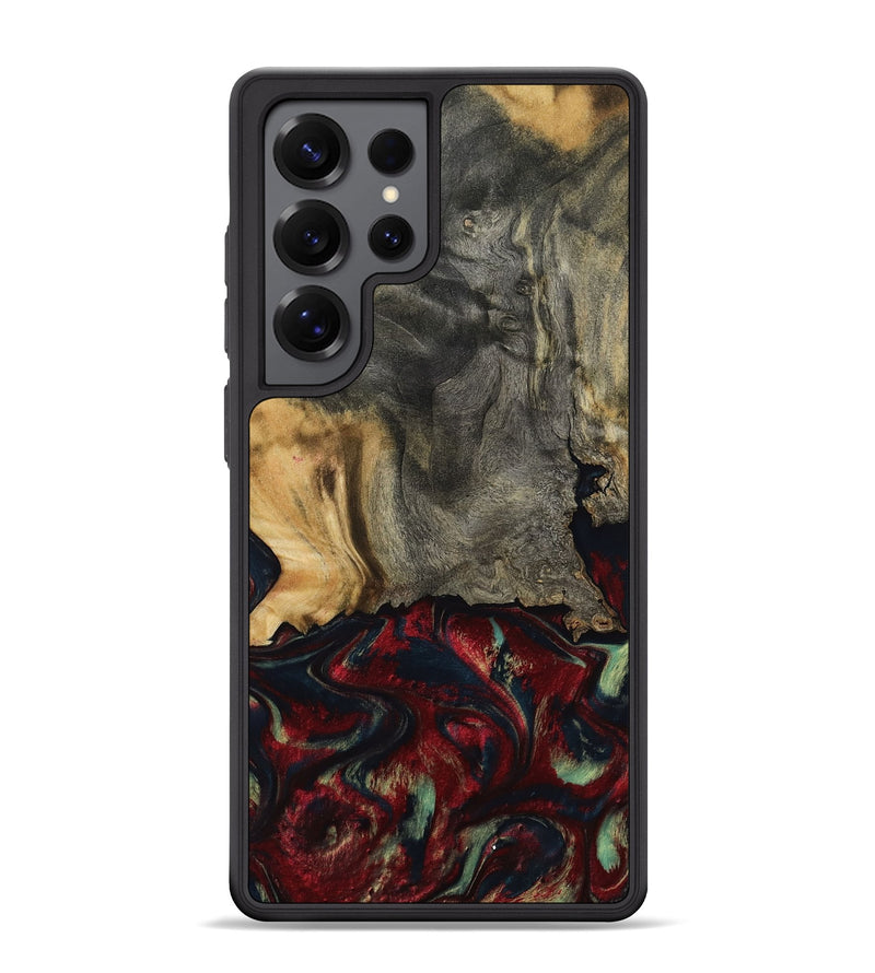 Galaxy S25 Ultra Wood Phone Case - Willa (Red, 800018)