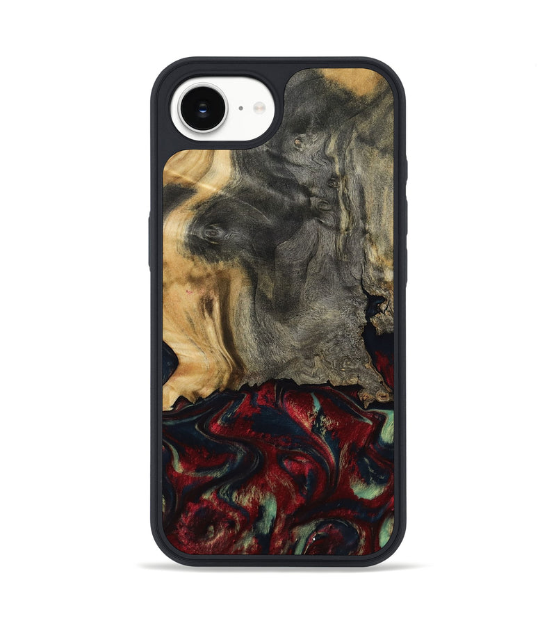 iPhone 16e Wood Phone Case - Willa (Red, 800018)