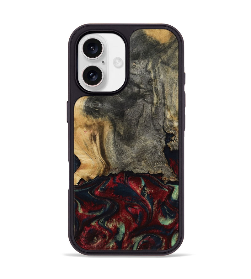 iPhone 17 Wood Phone Case - Willa (Red, 800018)