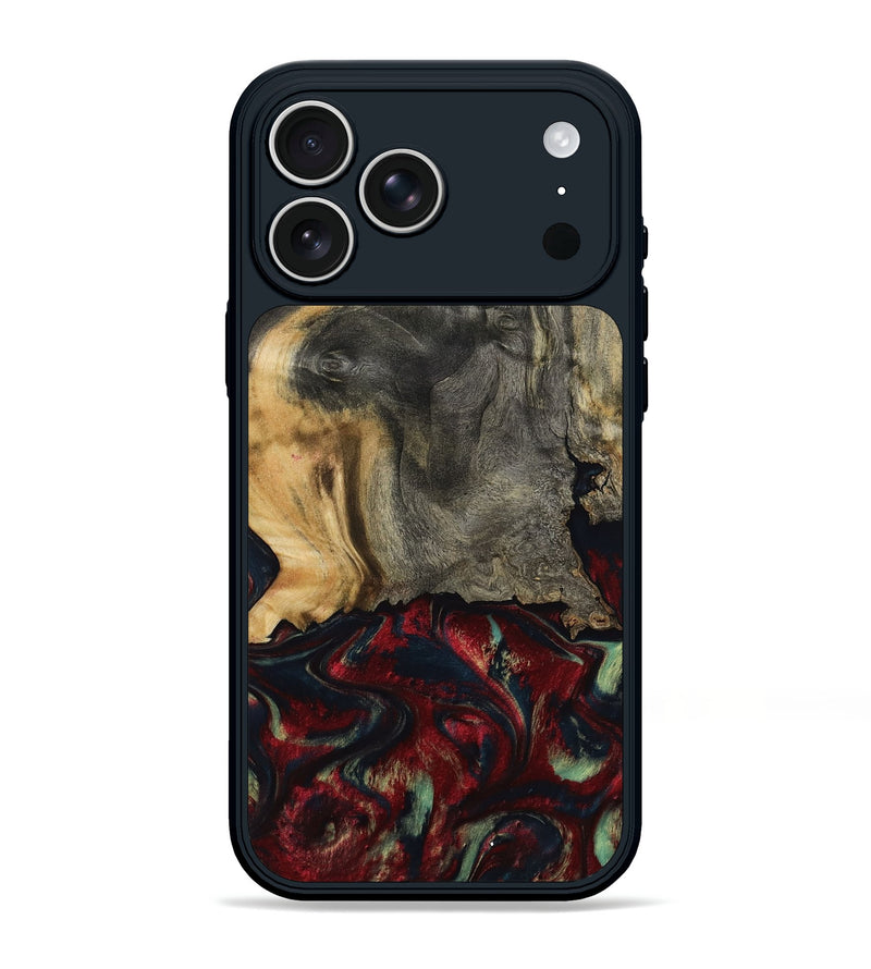 iPhone 17 Pro Max Wood Phone Case - Willa (Red, 800018)