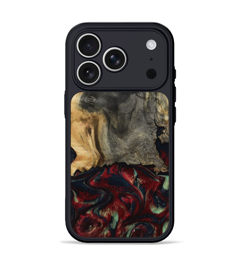 iPhone 17 Pro Wood Phone Case - Willa (Red, 800018)