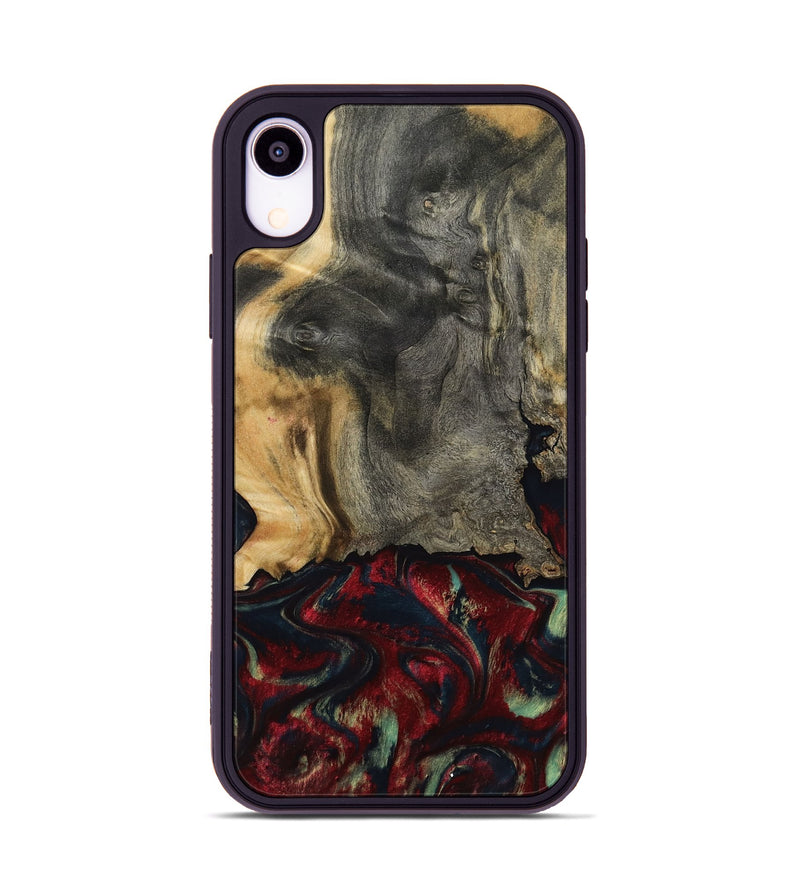 iPhone Xr Wood Phone Case - Willa (Red, 800018)