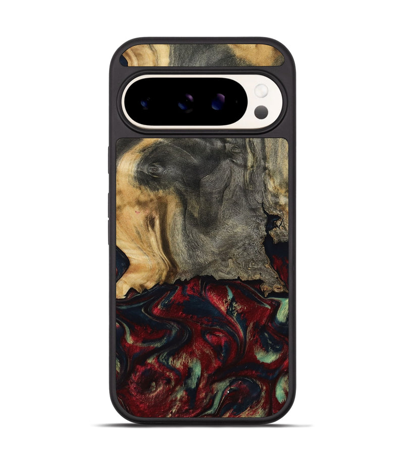 Pixel 9 Wood Phone Case - Willa (Red, 800018)