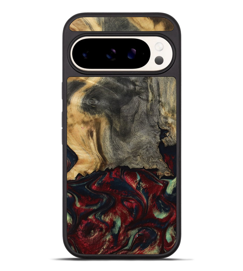Pixel 9 Pro XL Wood Phone Case - Willa (Red, 800018)