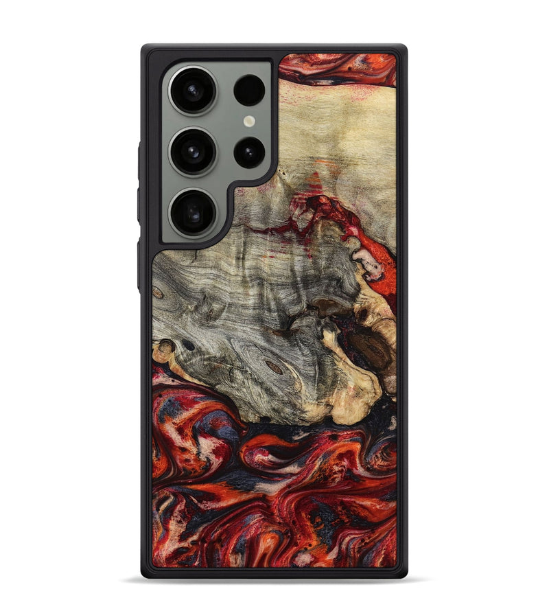 Galaxy S24 Ultra Wood Phone Case - Suellen (Red, 800019)