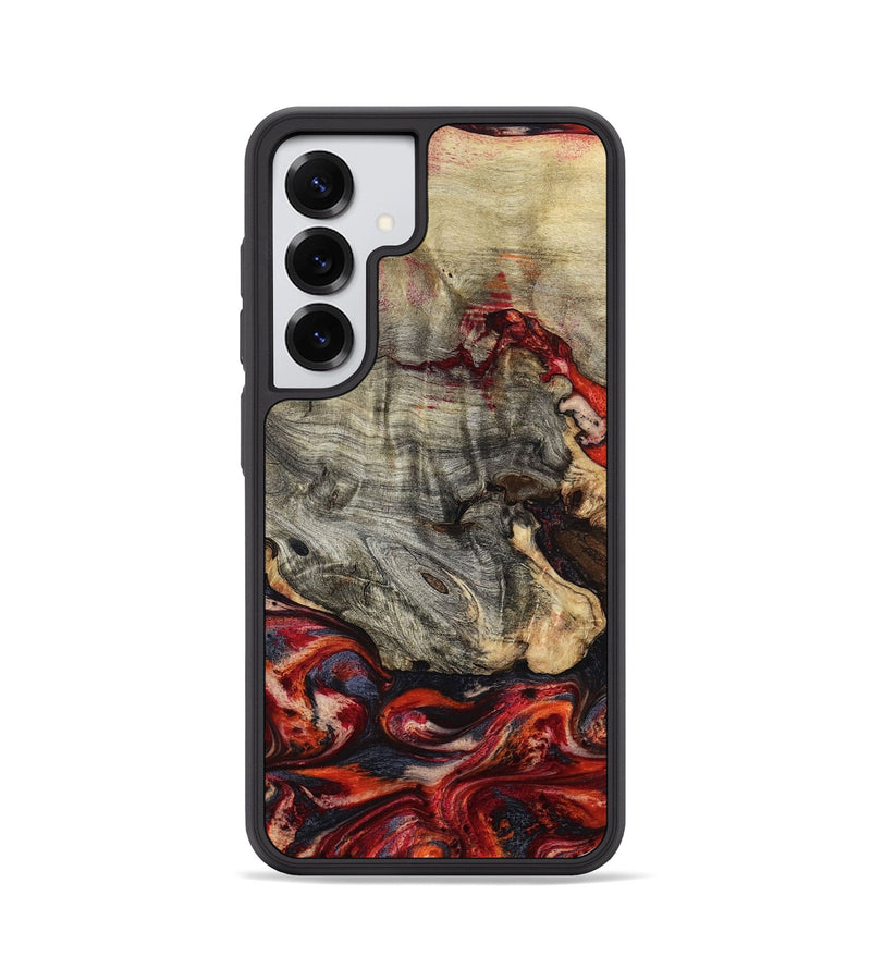 Galaxy S25 Wood Phone Case - Suellen (Red, 800019)