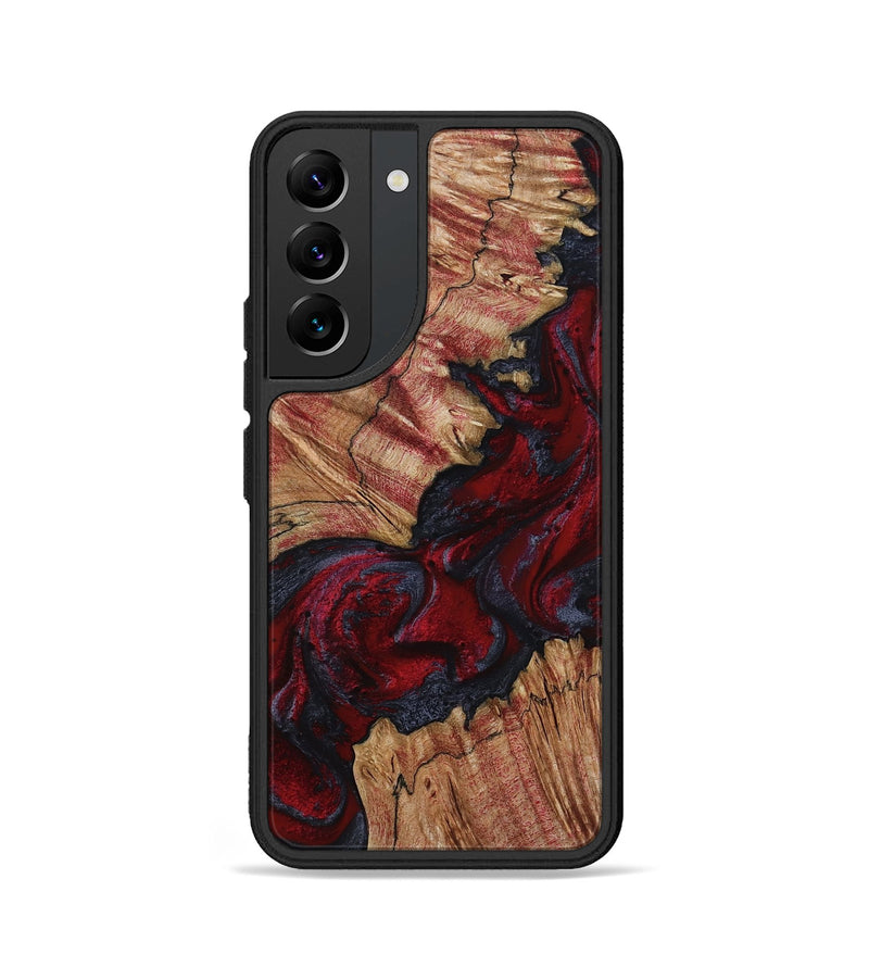 Galaxy S22 Wood Phone Case - Roxanna (Red, 800020)