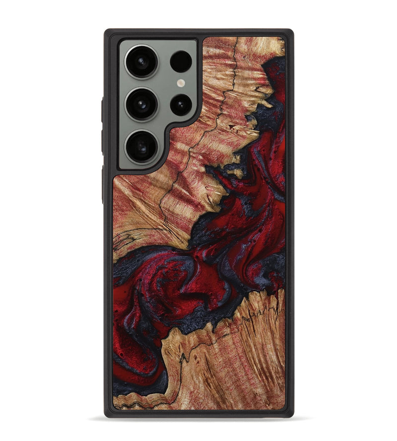 Galaxy S23 Ultra Wood Phone Case - Roxanna (Red, 800020)