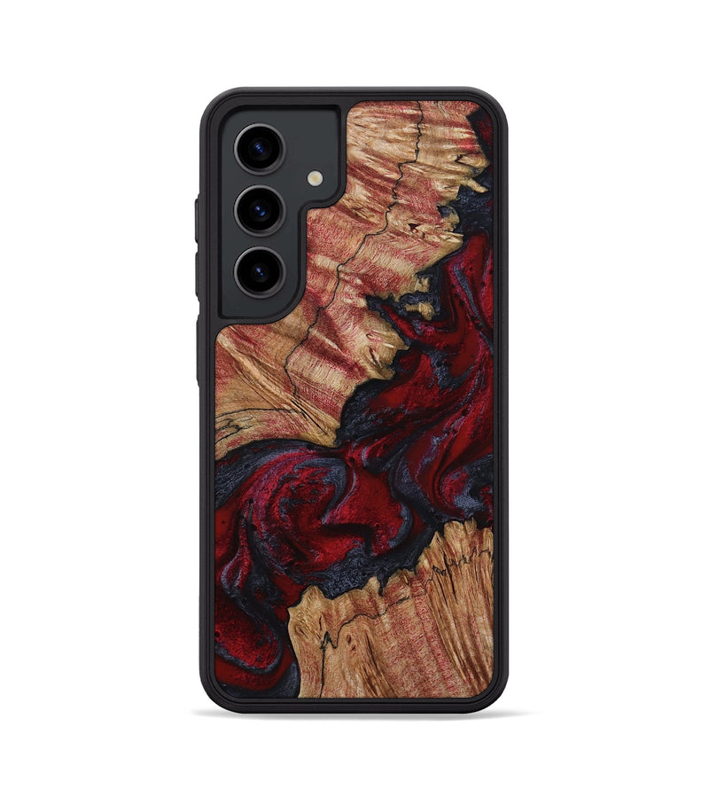 Galaxy S24 Wood Phone Case - Roxanna (Red, 800020)