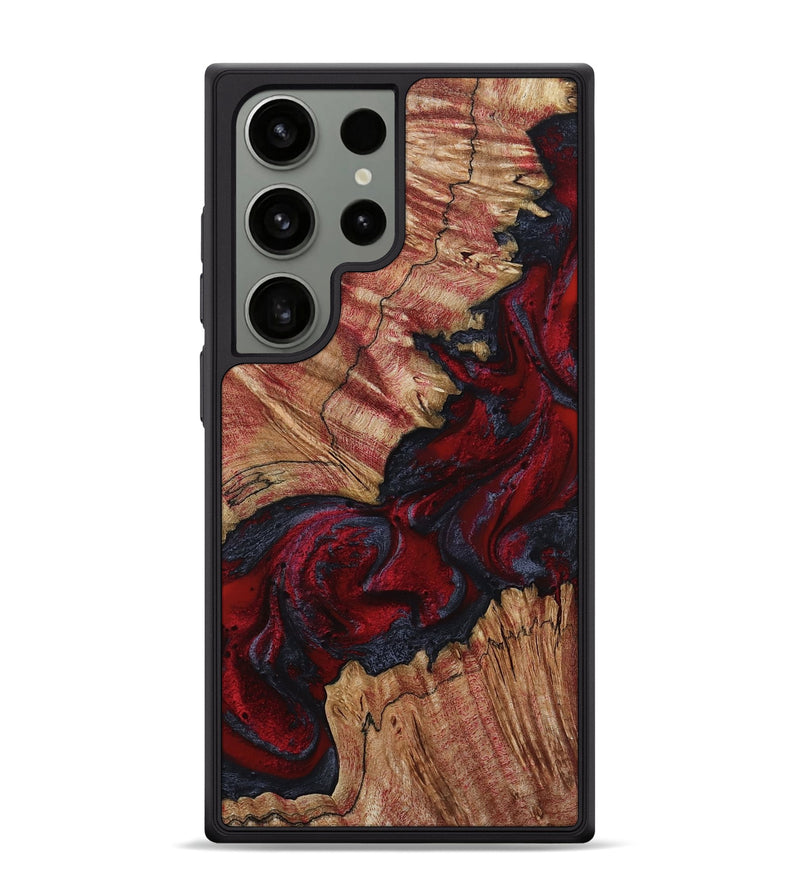 Galaxy S24 Ultra Wood Phone Case - Roxanna (Red, 800020)