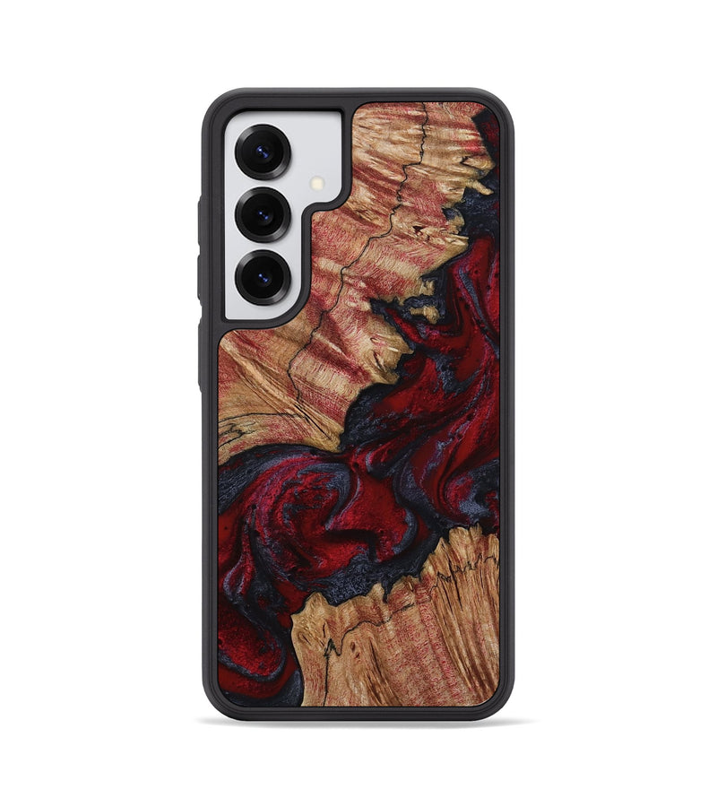 Galaxy S25 Wood Phone Case - Roxanna (Red, 800020)