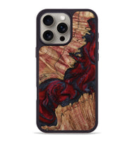 iPhone 16 Pro Max Wood Phone Case - Roxanna (Red, 800020)
