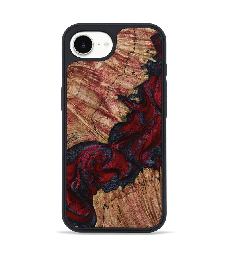iPhone 16e Wood Phone Case - Roxanna (Red, 800020)