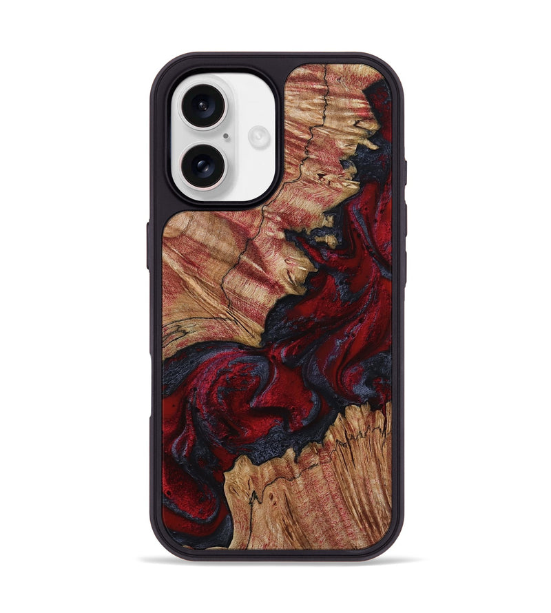 iPhone 17 Wood Phone Case - Roxanna (Red, 800020)