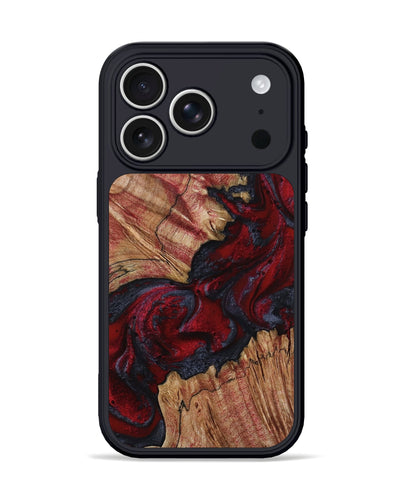iPhone 17 Pro Wood Phone Case - Roxanna (Red, 800020)