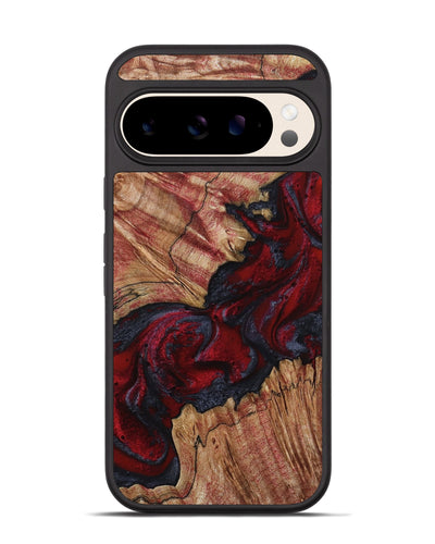Pixel 10 Wood Phone Case - Roxanna (Red, 800020)