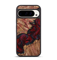 Pixel 9 Wood Phone Case - Roxanna (Red, 800020)