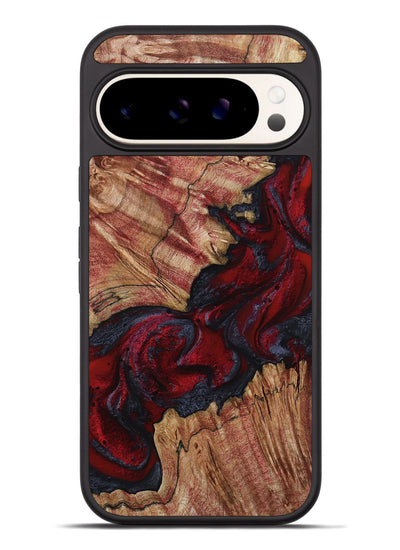 Pixel 9 Pro XL Wood Phone Case - Roxanna (Red, 800020)