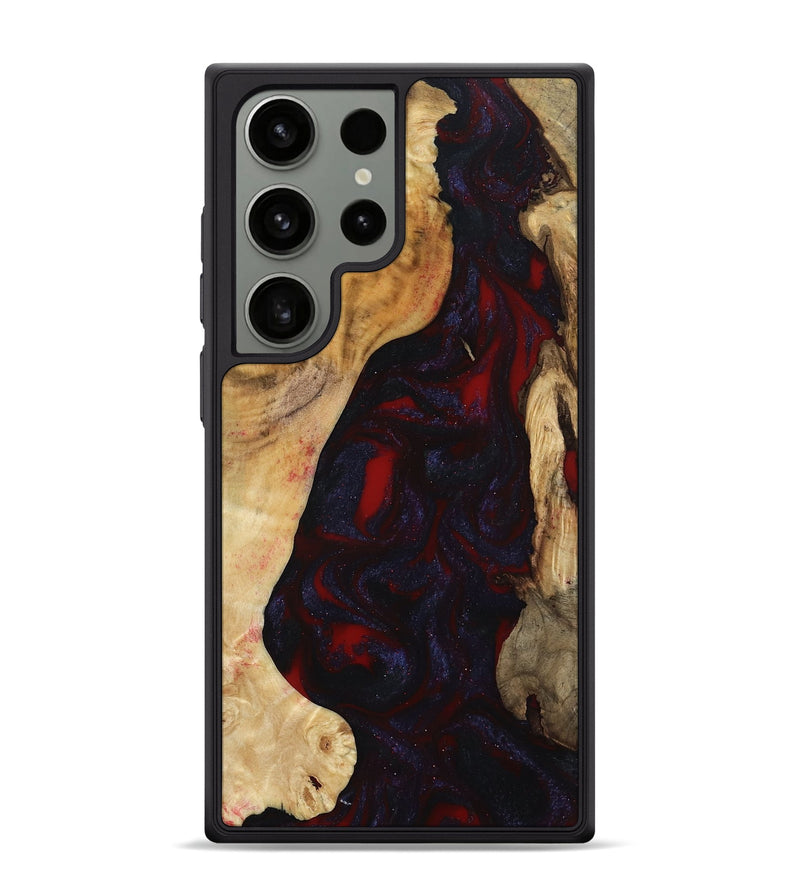 Galaxy S24 Ultra Wood Phone Case - Evelyn (Red, 800022)