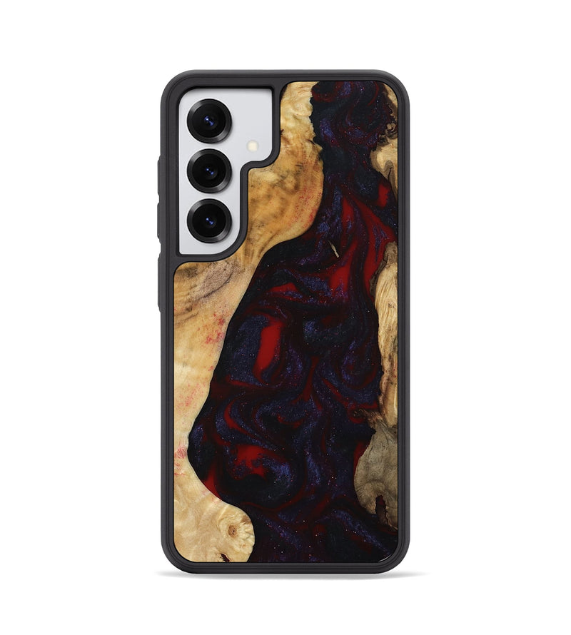 Galaxy S25 Wood Phone Case - Evelyn (Red, 800022)