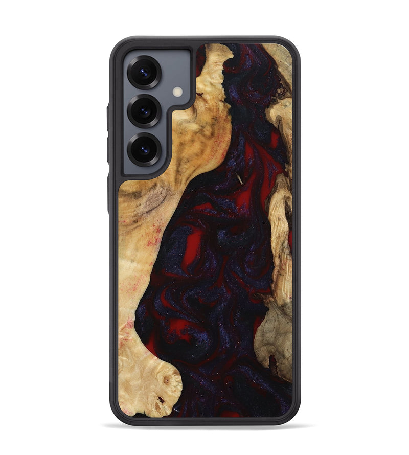 Galaxy S25 Plus Wood Phone Case - Evelyn (Red, 800022)