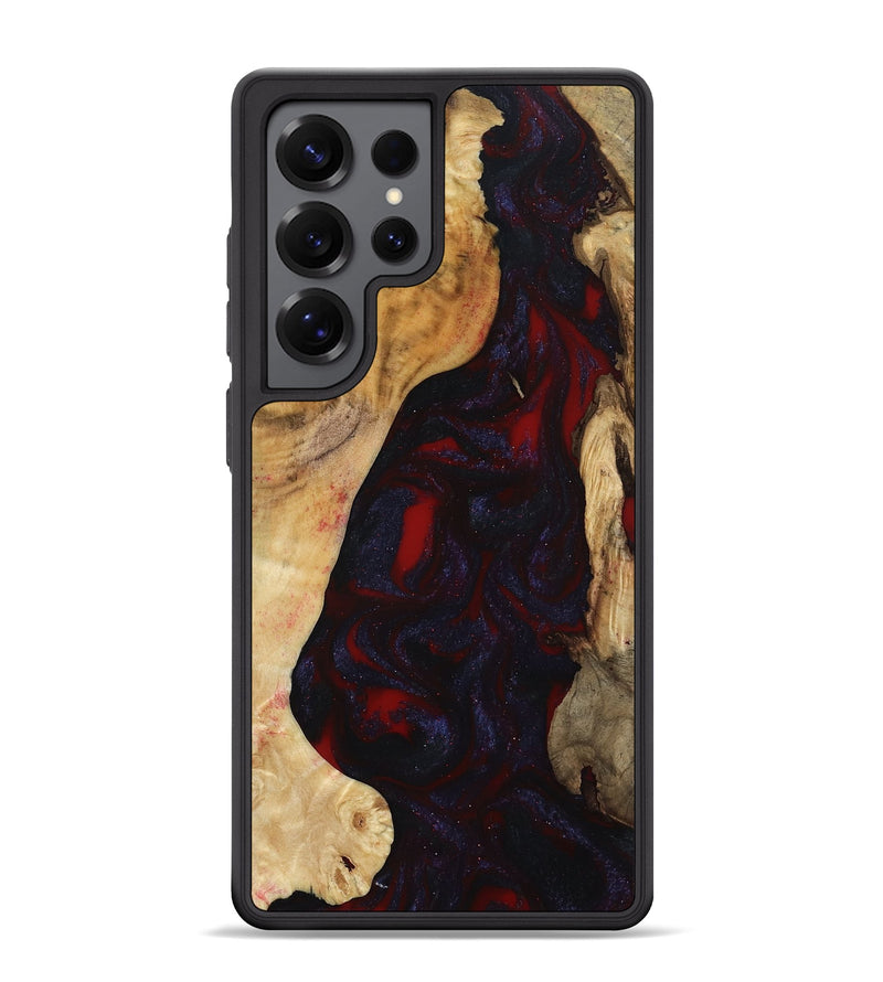 Galaxy S25 Ultra Wood Phone Case - Evelyn (Red, 800022)