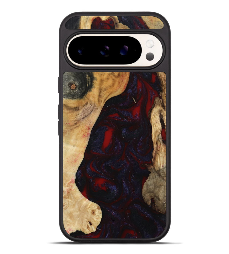 Pixel 9 Pro XL Wood Phone Case - Evelyn (Red, 800022)
