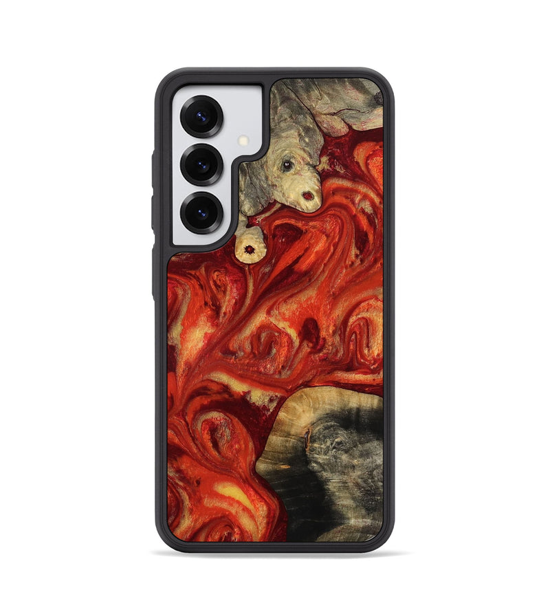 Galaxy S25 Wood Phone Case - Wheeler (Red, 800023)