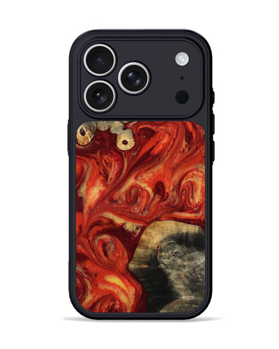iPhone 17 Pro Wood Phone Case - Wheeler (Red, 800023)