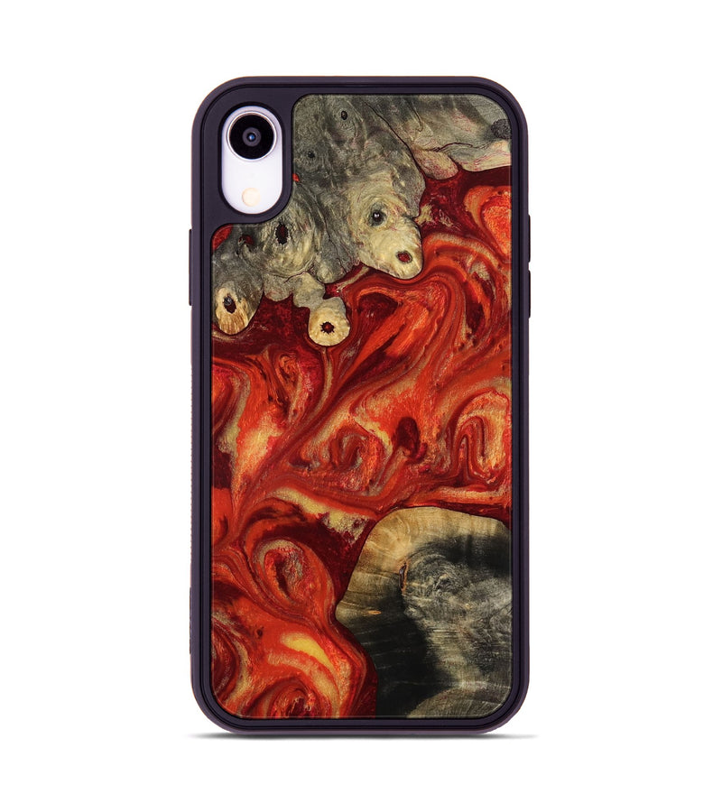 iPhone Xr Wood Phone Case - Wheeler (Red, 800023)