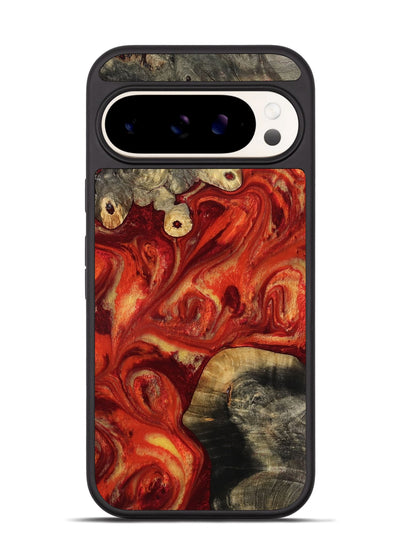 Pixel 9 Wood Phone Case - Wheeler (Red, 800023)